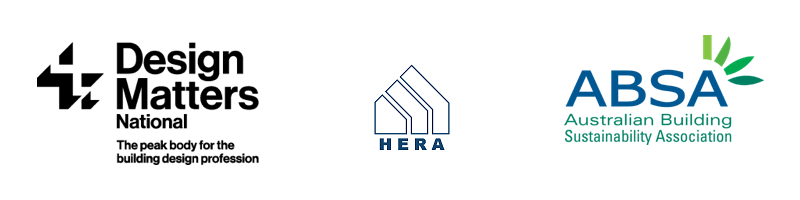 Design Matters (BDAV), HERA and ABSA logos